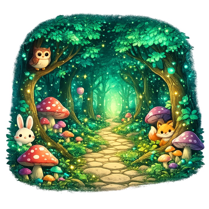 Enchanted forest world